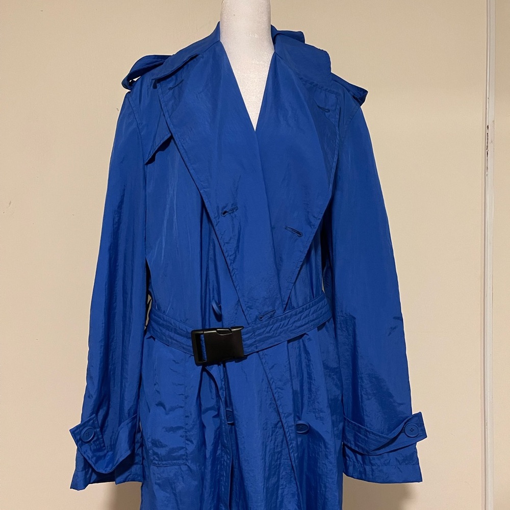 Masion Margiela Blue Women's Trench Coat